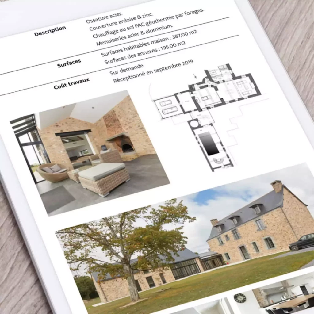 conception site web architecte