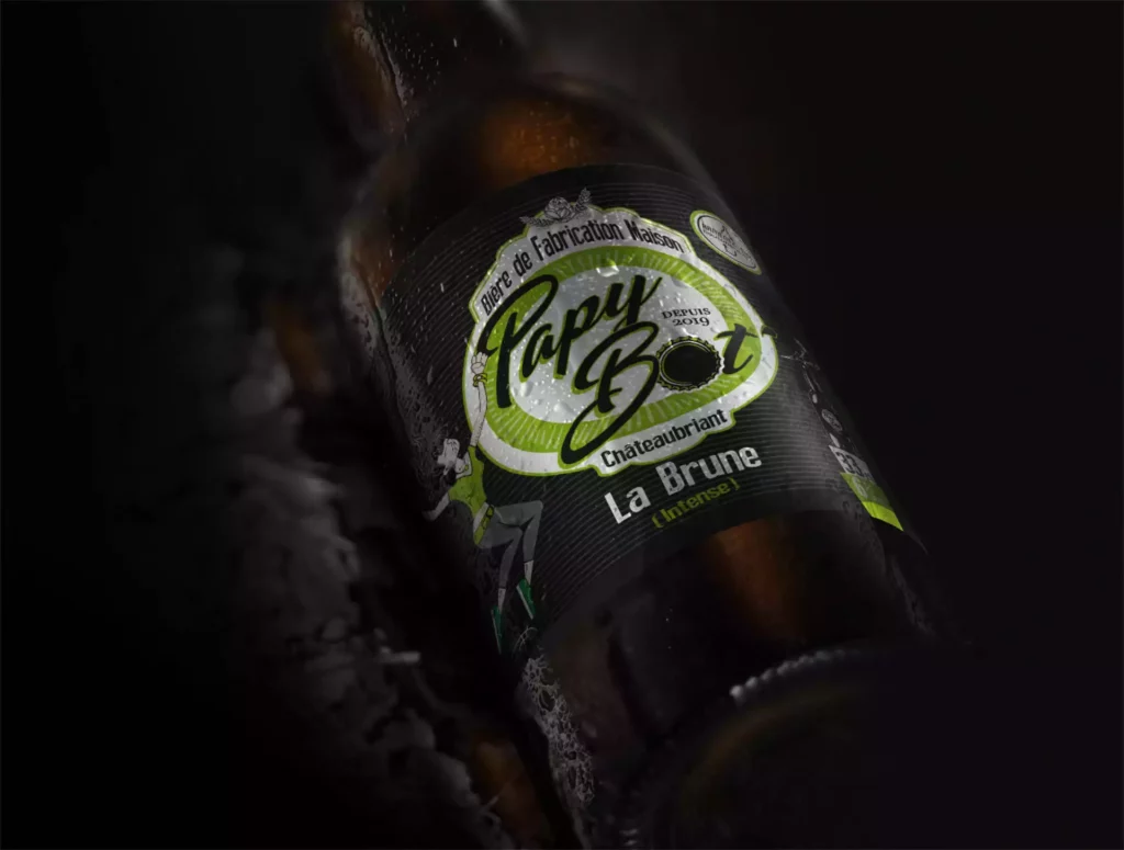 design étiquettes bière brasserie