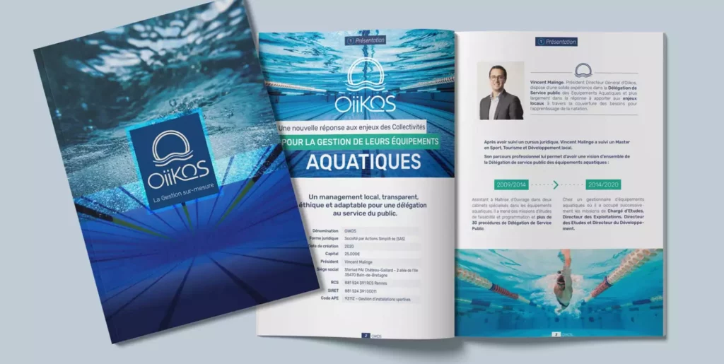 mise en page brochure Oiikos