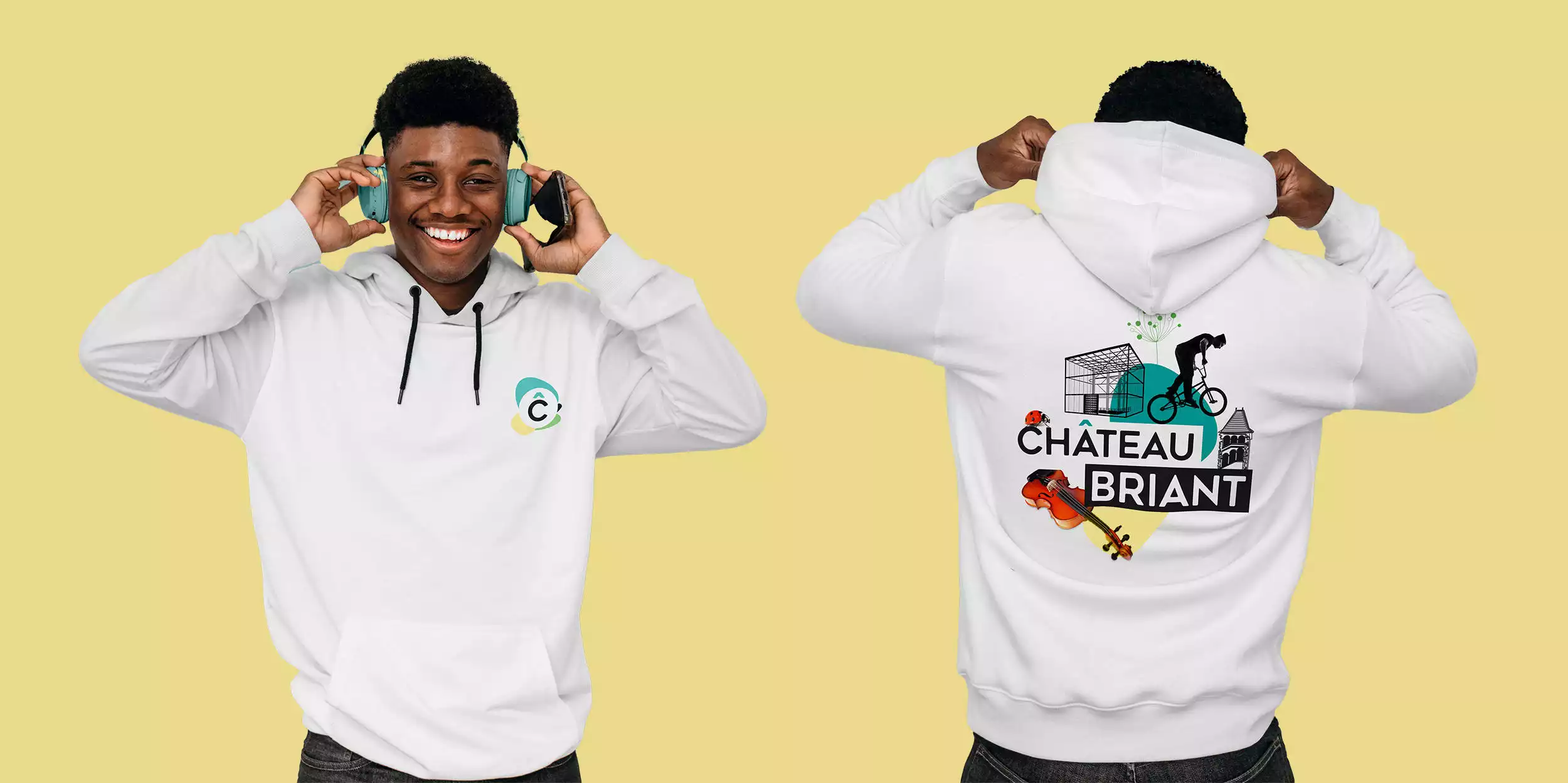 impression logo chateaubriant sweat-shirt