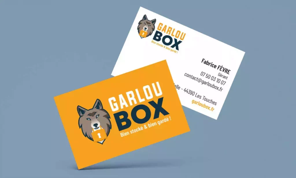 cartes de visite visuelle Garloubox