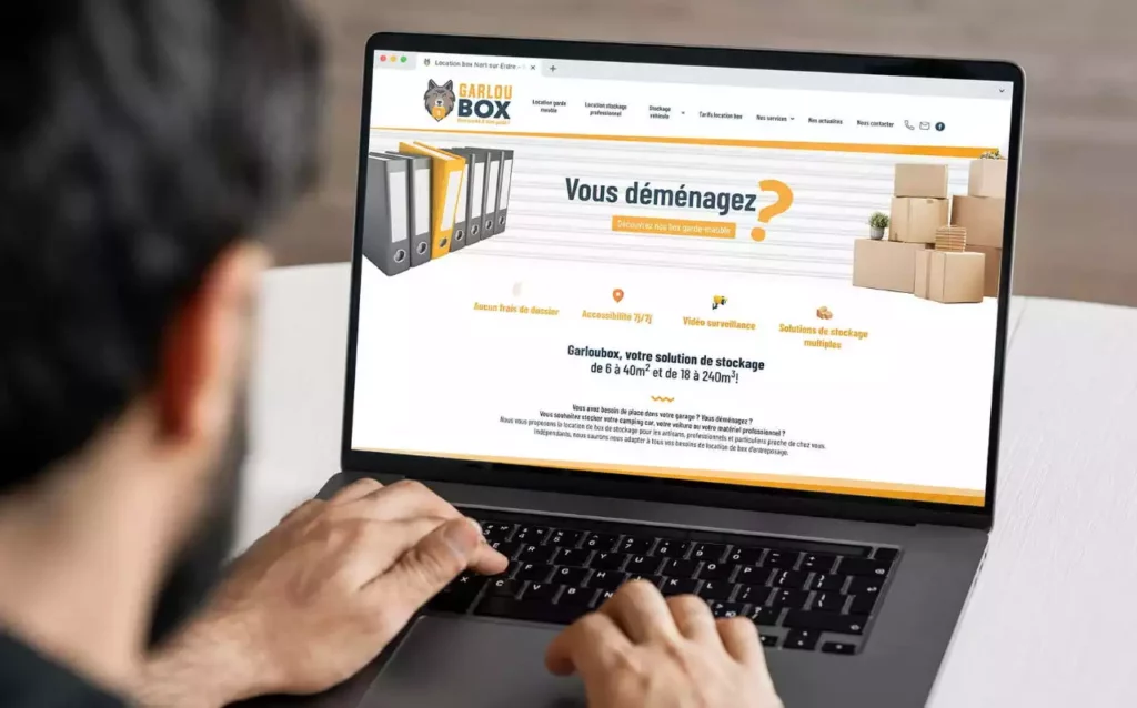 développement site web Garloubox