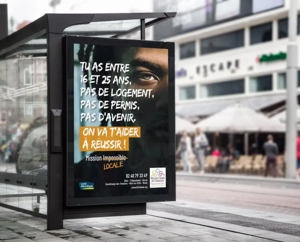 Abribus Mission Locale