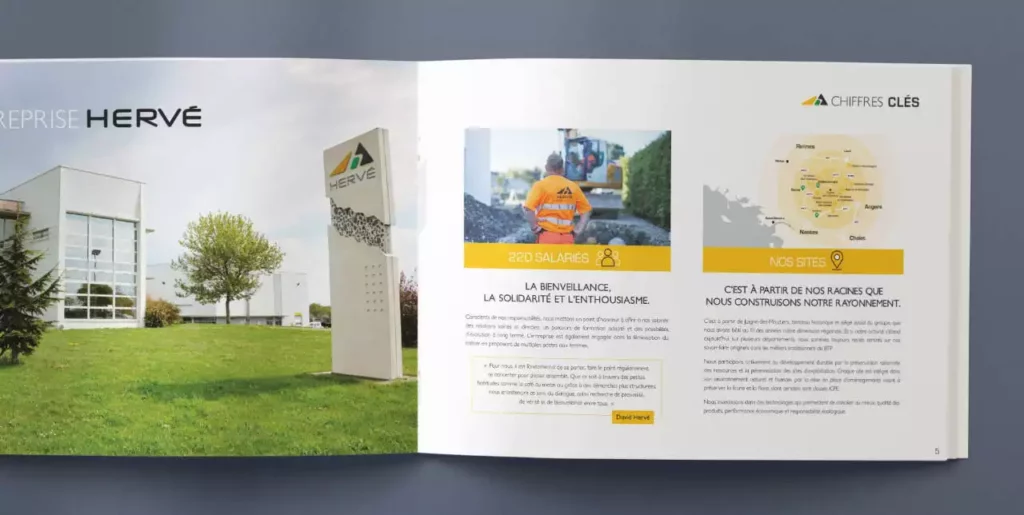 design brochure Hervé