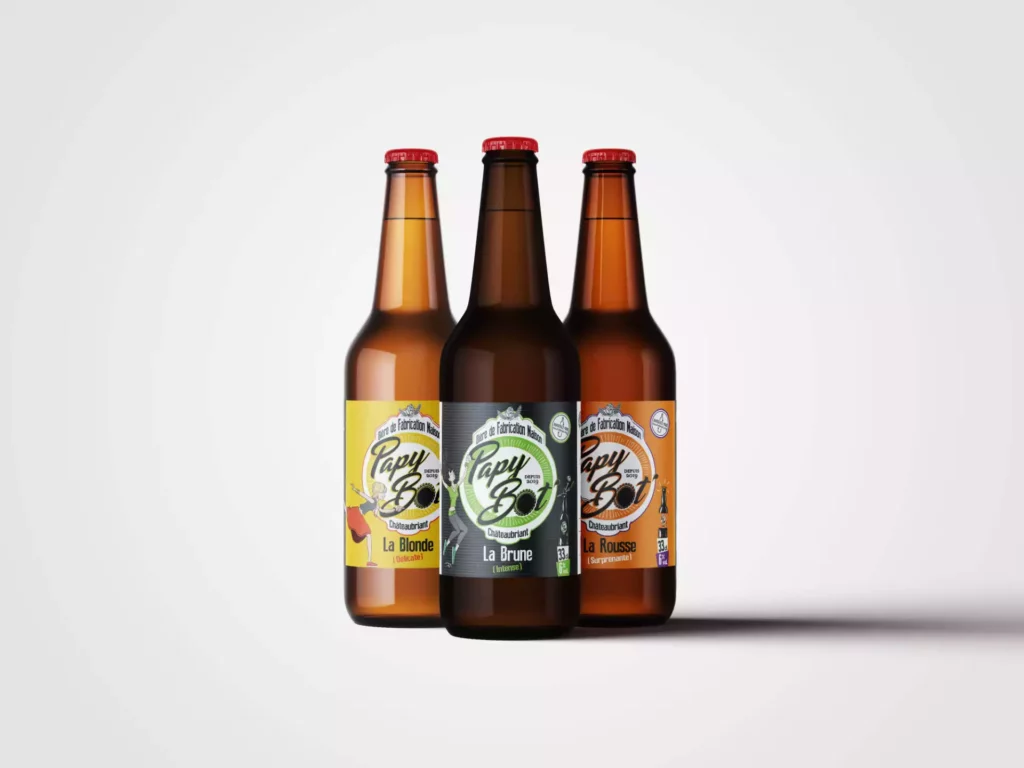 packaging brasserie Papy Bot
